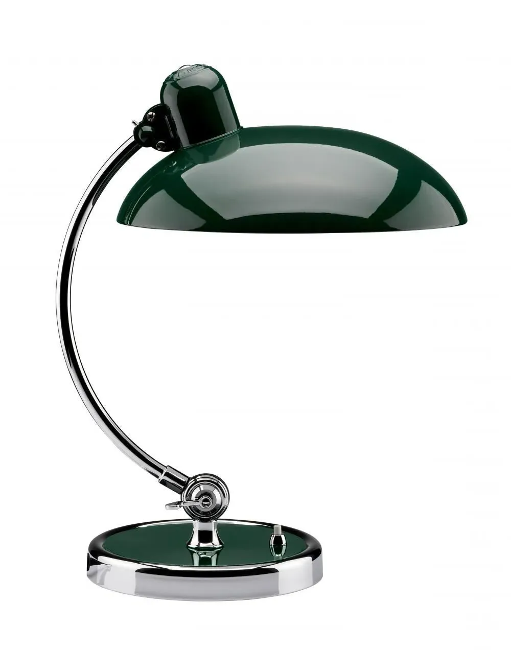 Table Lamp with Adjustable Shade - Green, Steel