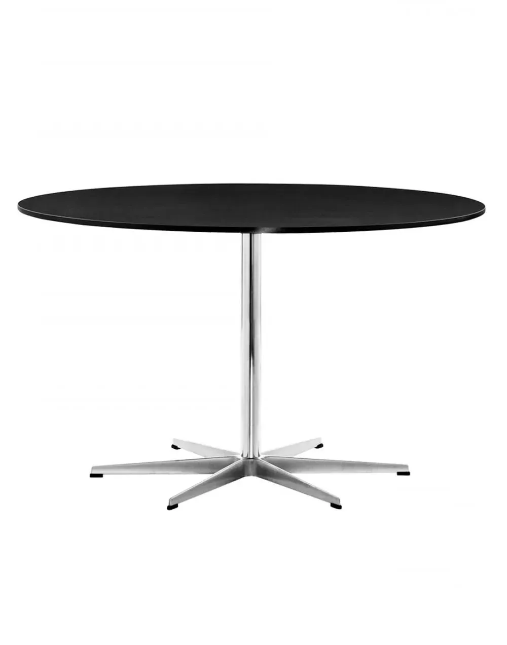 Table Series Small Round Dining Table - Brown, Laminate
