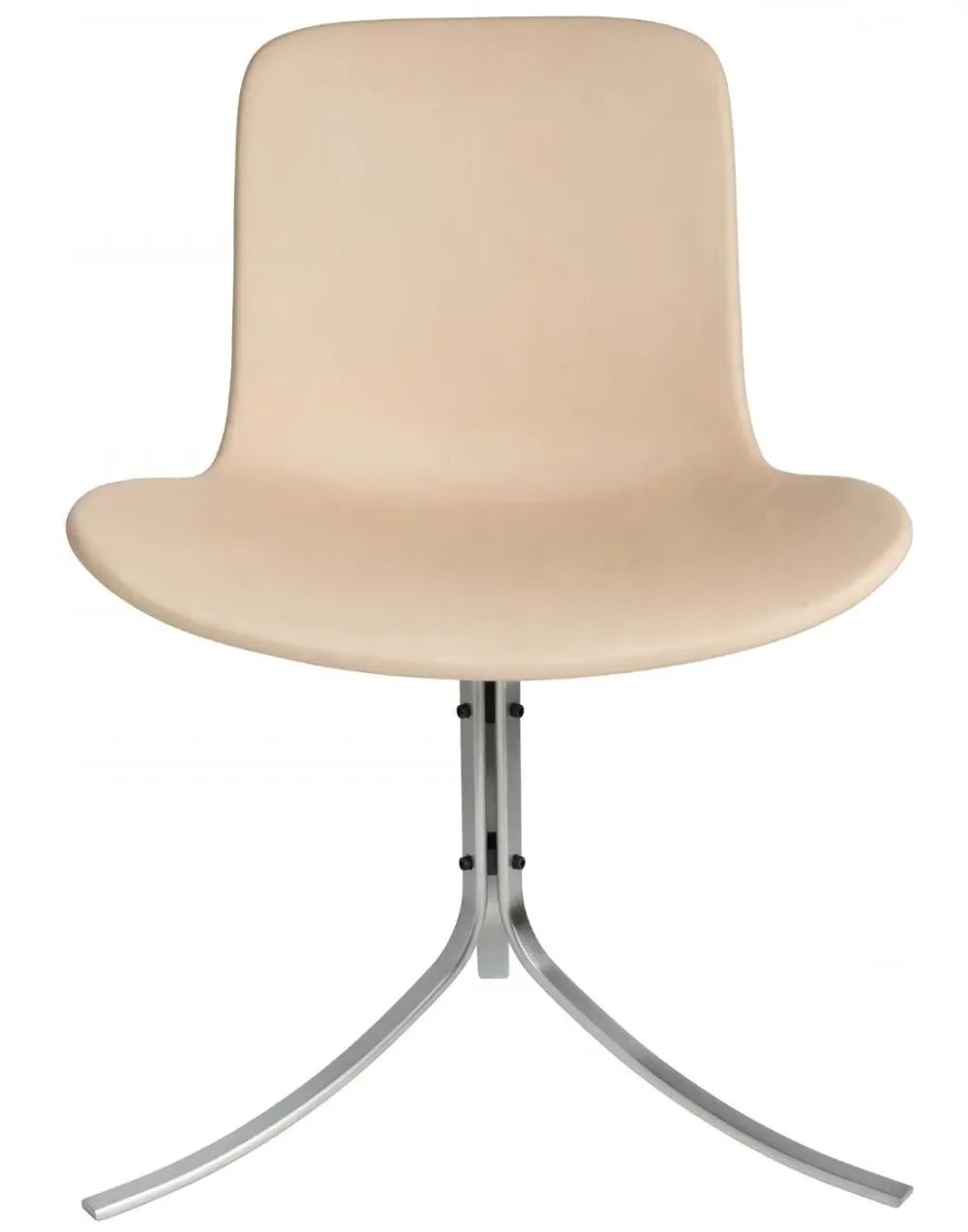 Tulip Office Chair - Black, Leather