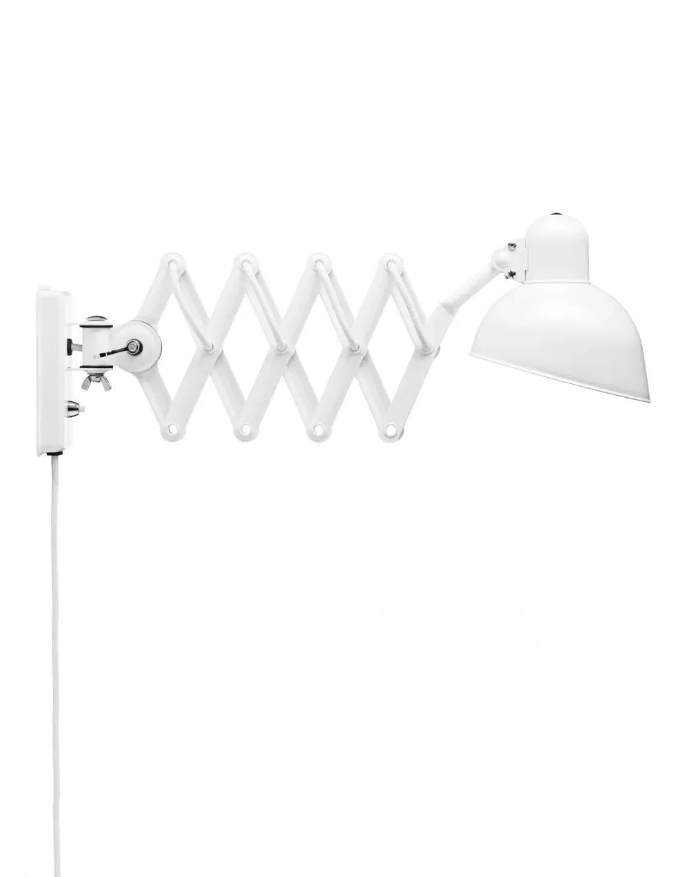 Wall Light with Adjustable Shade - Black, Steel