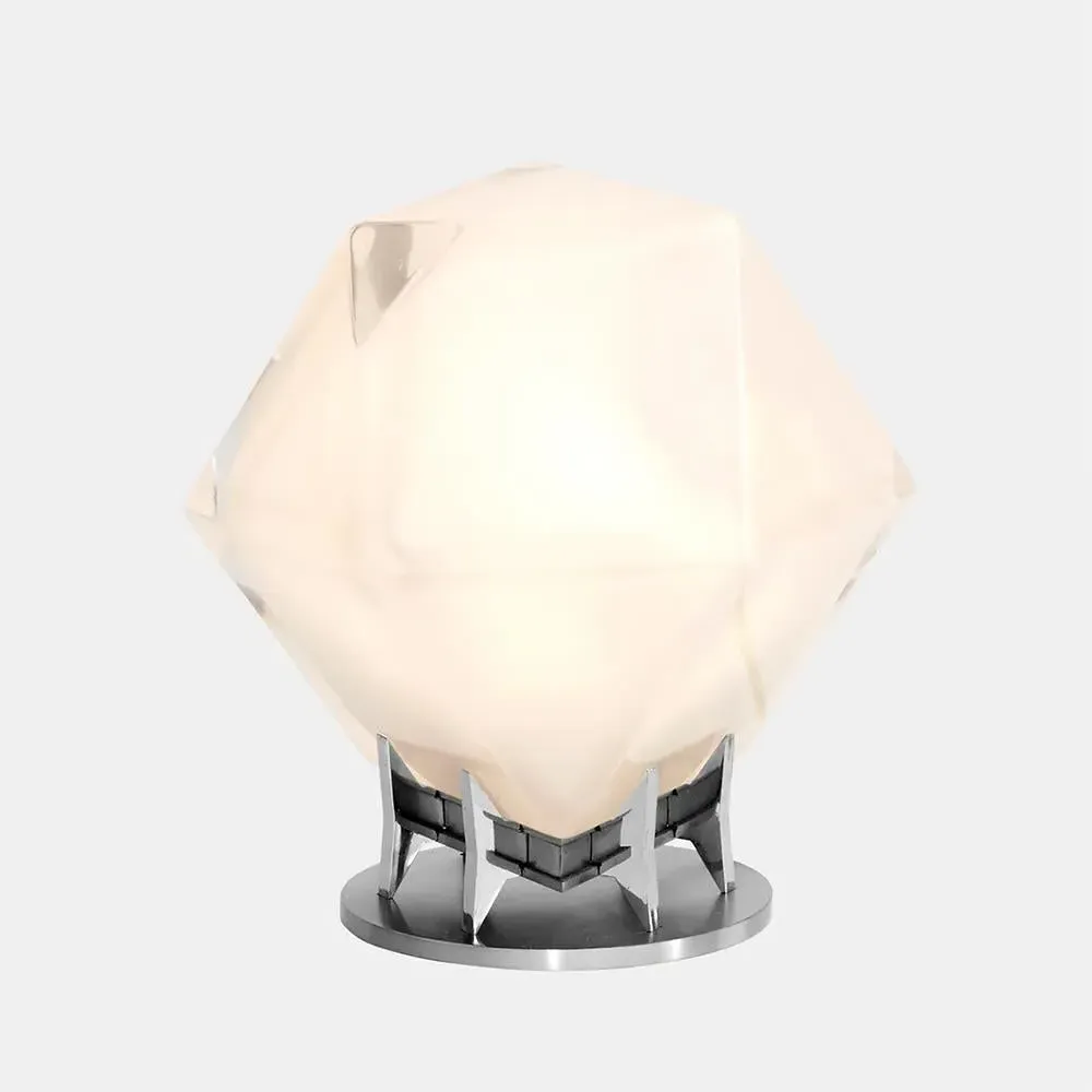 Desk Lamp with Double-Blown Glass - Black, Glass