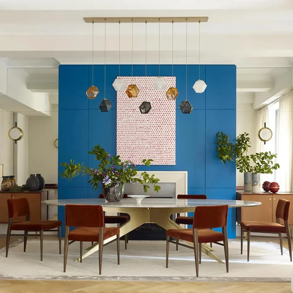 Double-Blown Pendant Light - Pink, Glass