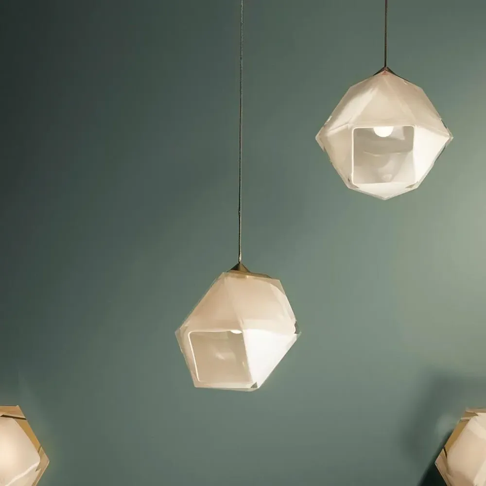 Double-Blown Pendant Light - Smoked Grey, Glass