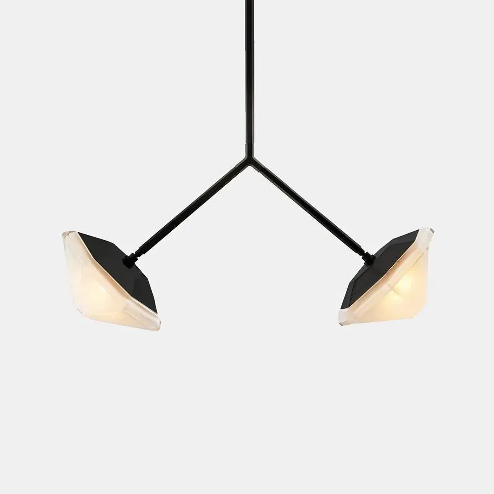 Myriad Wishbone Pendant Light - Satin Copper