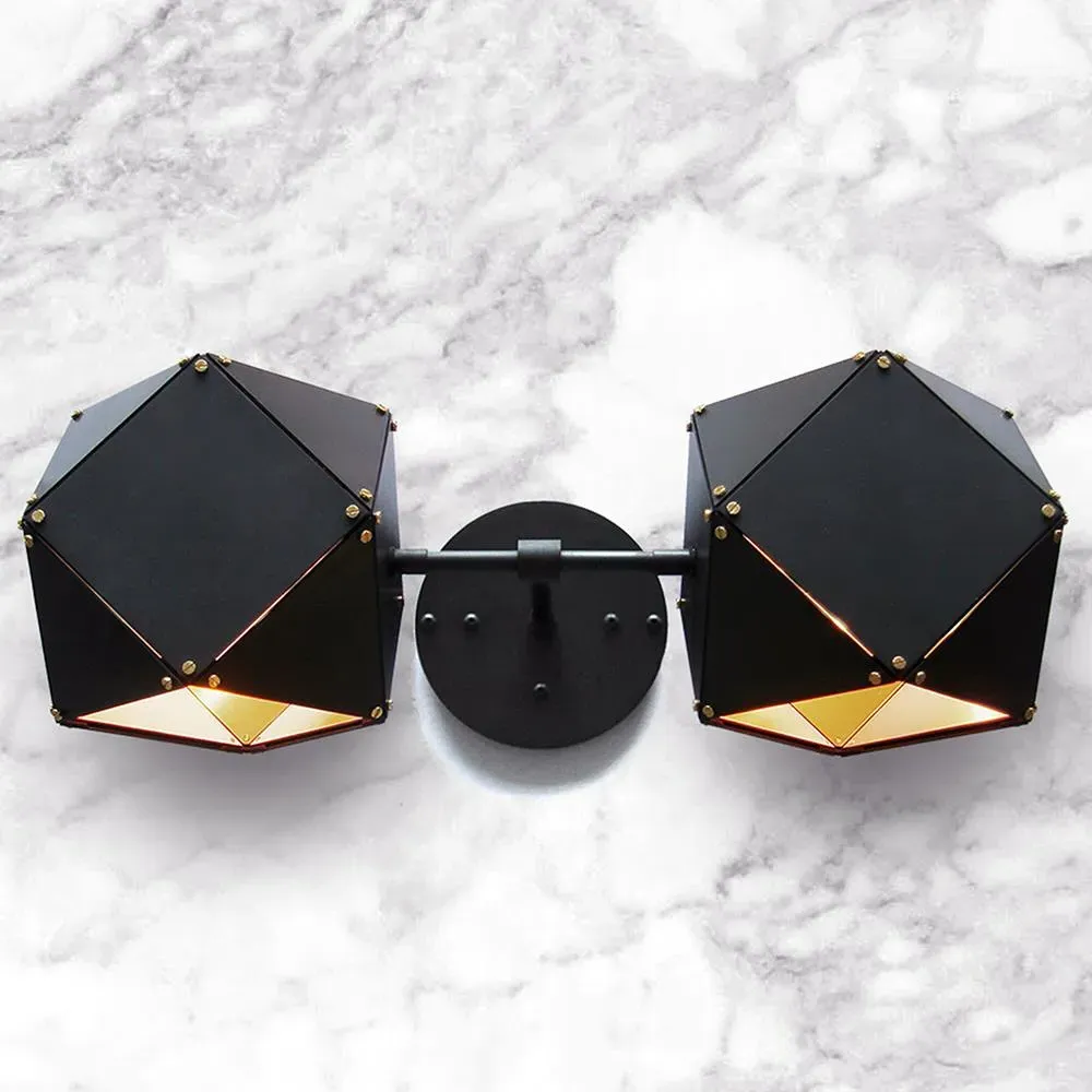 Single Wall Sconce - Black, White