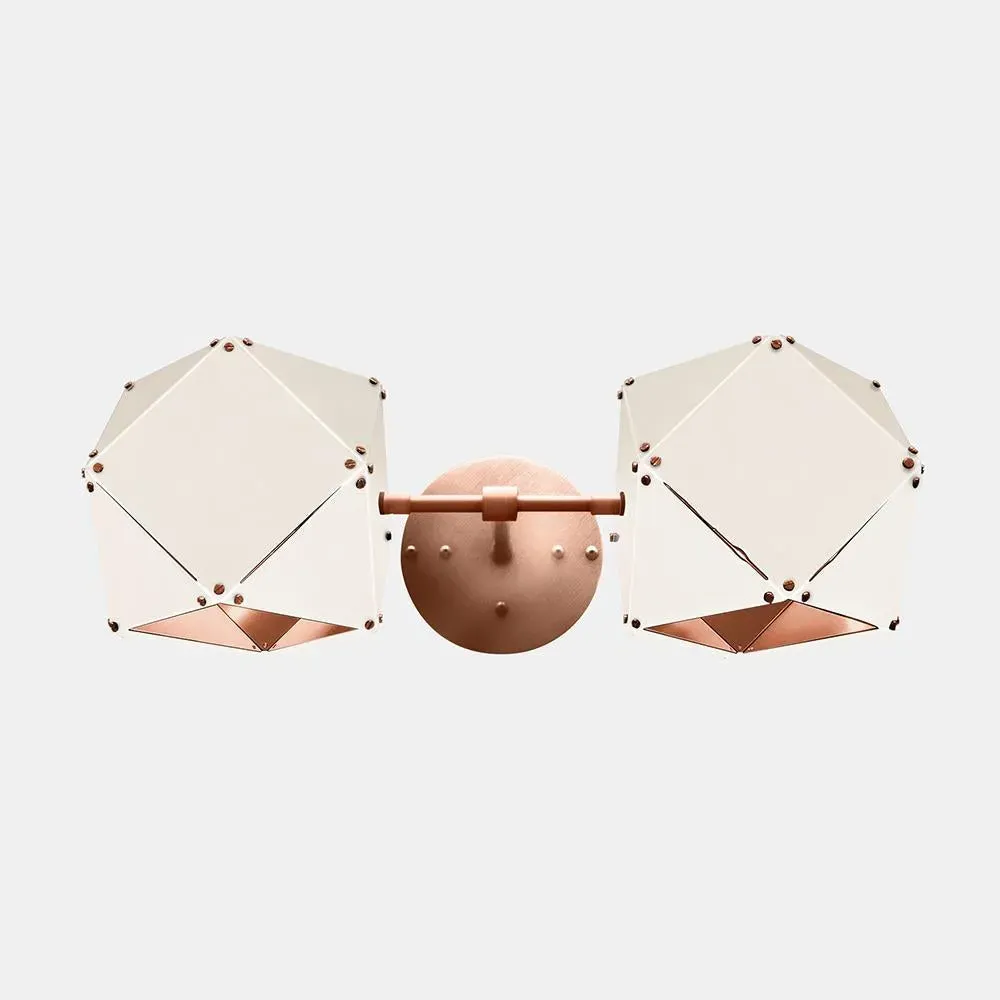 Single Wall Sconce - Black, White