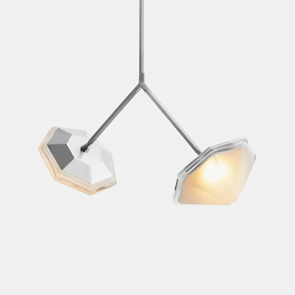 Wishbone Pendant Light - Brass, Steel