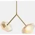 Wishbone Pendant Light - Satin Brass, Copper