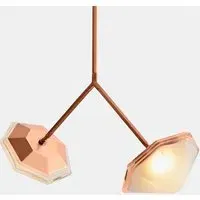 Wishbone Pendant Light - Satin Copper