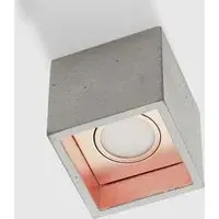 Box Ceiling Light - Light Grey, Concrete