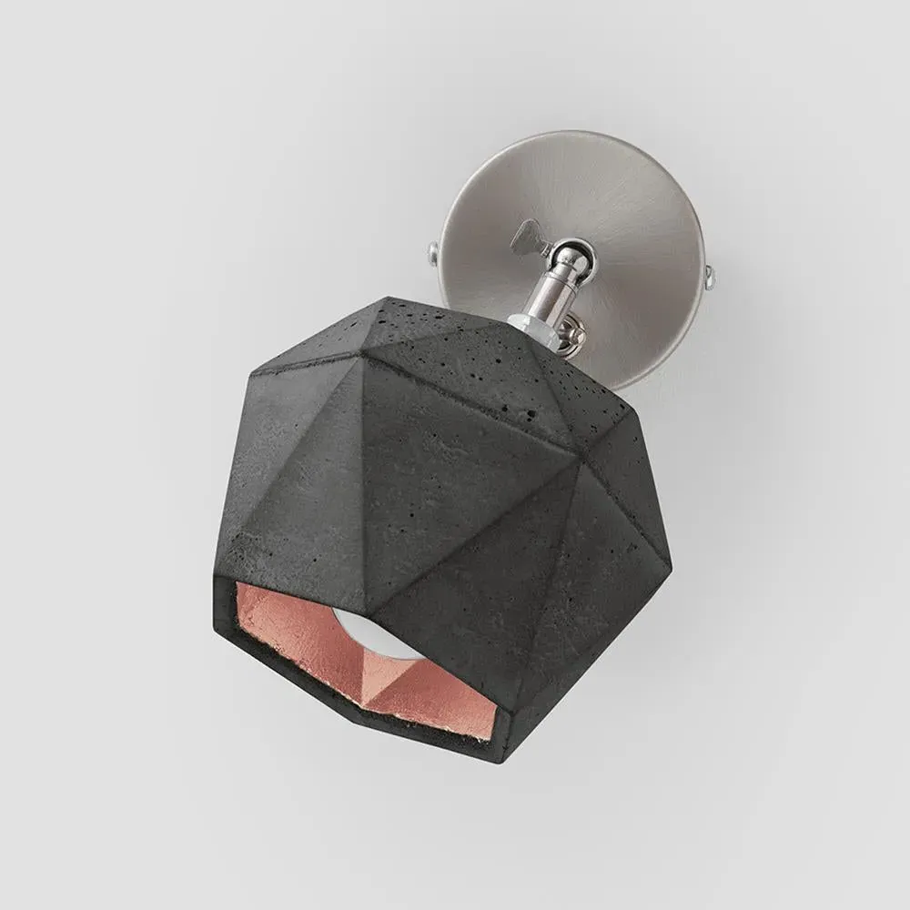 Bud Wall Light - Dark Grey, Concrete image