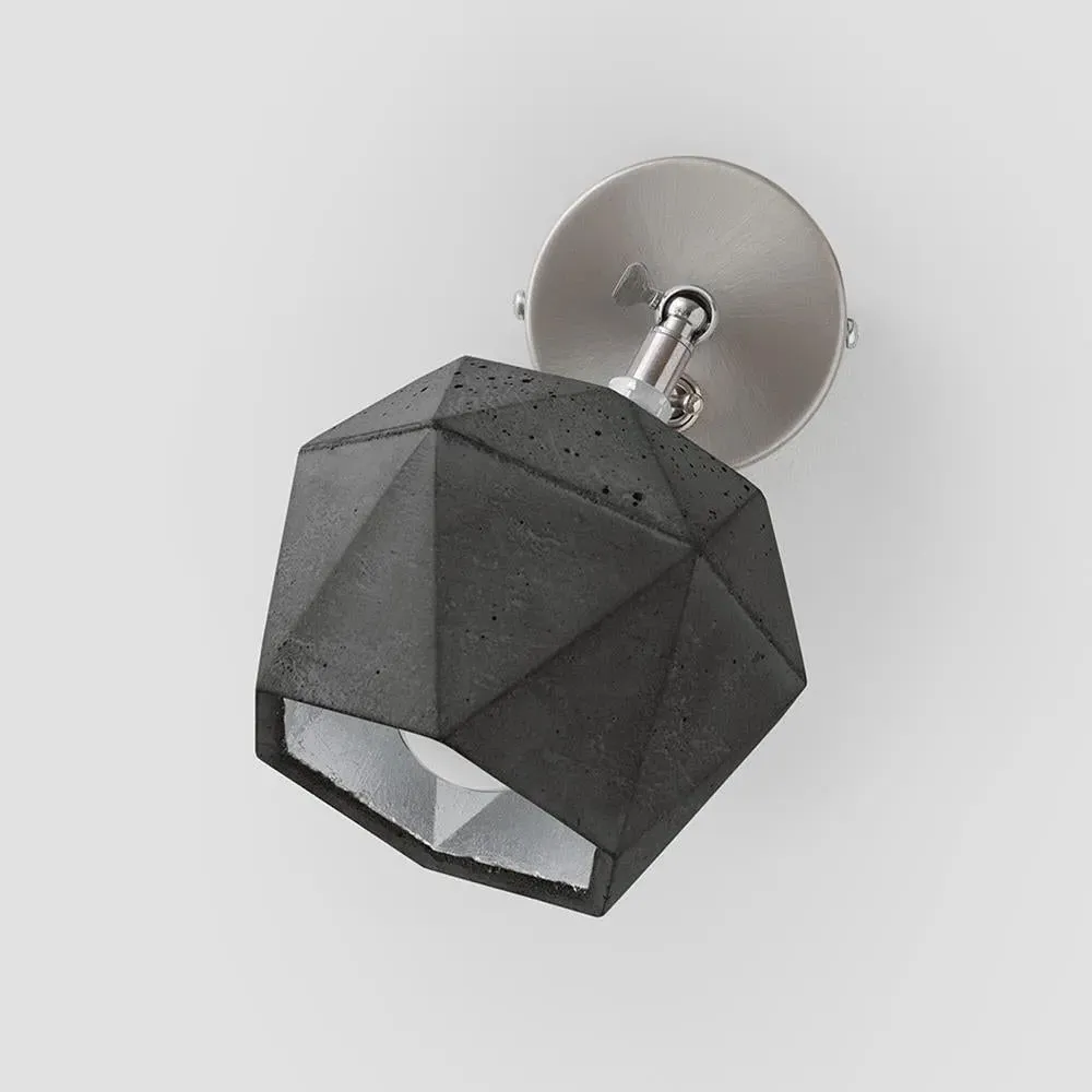 Bud Wall Light - Light Grey, Concrete