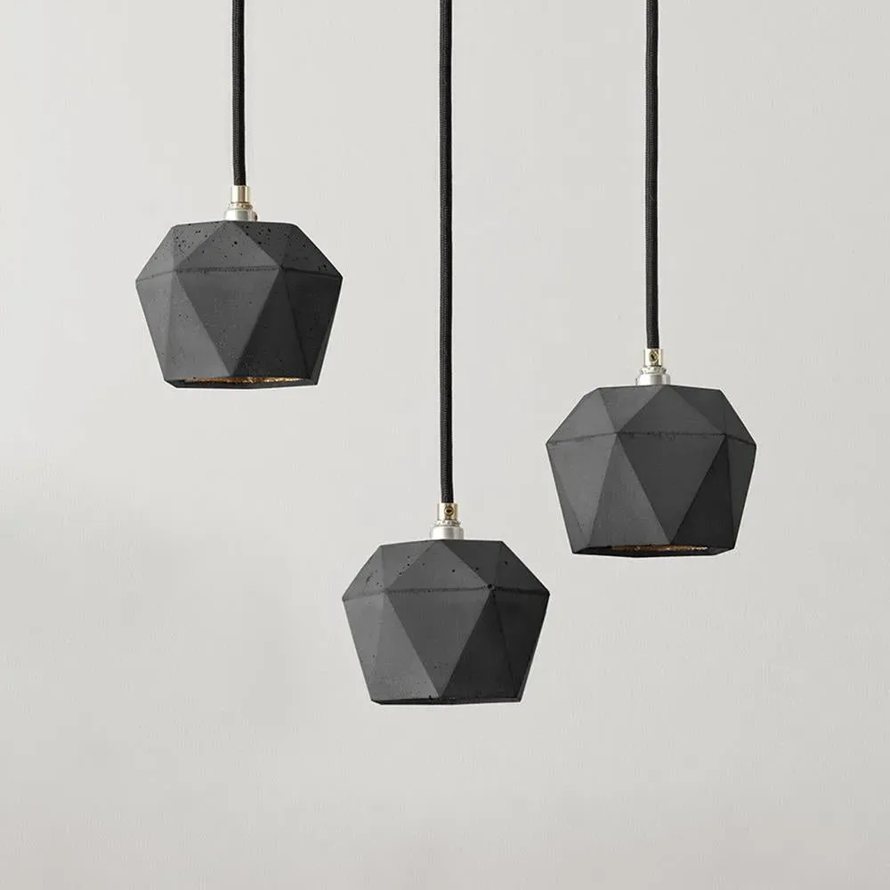 Cluster Pendant Light - Light Grey, Concrete