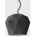 Concrete Bud Large Pendant Light - Dark Grey, Silver Interior