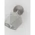 Concrete Bud Wall Light - Light Grey, Silver