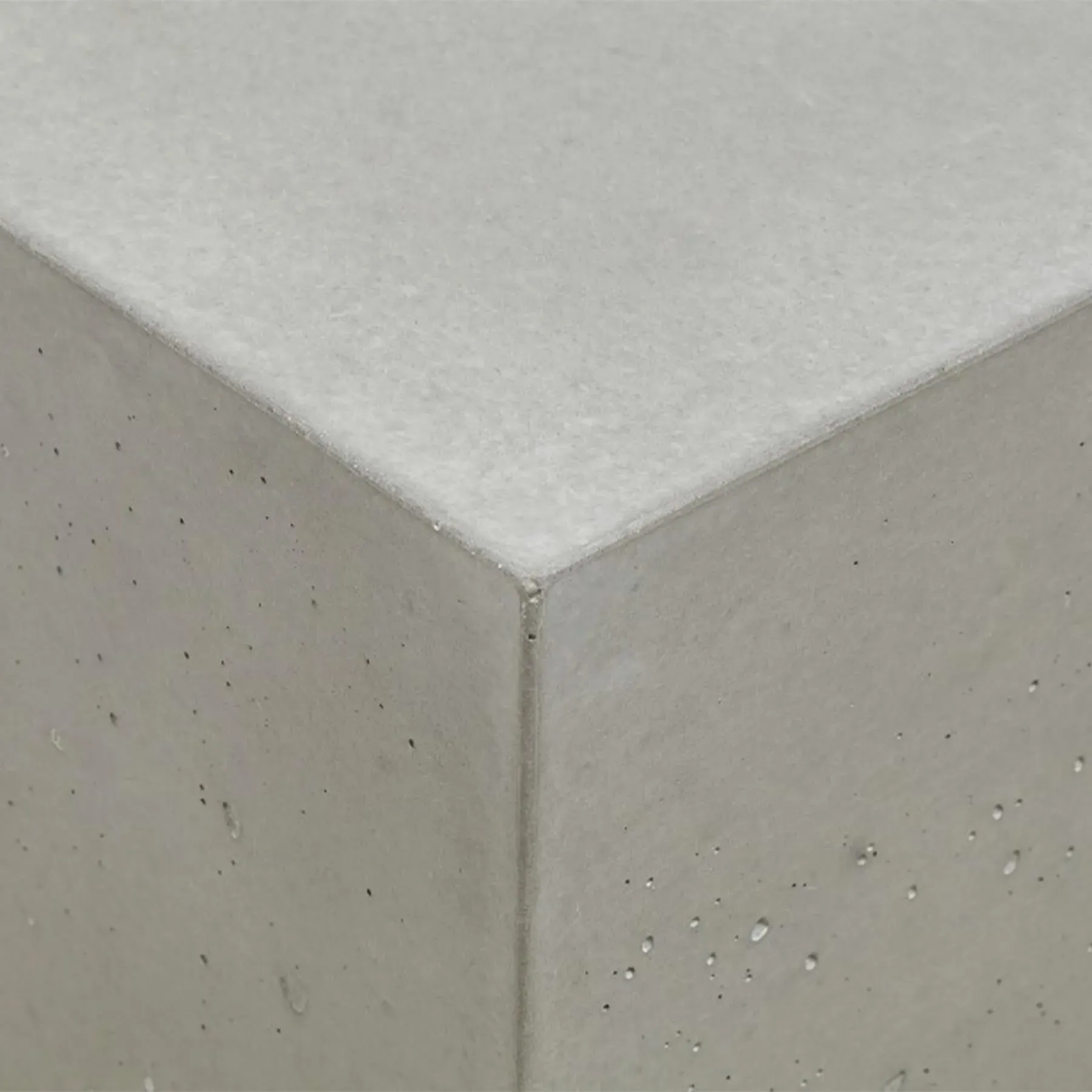 Concrete Stool with Glides - Dark Grey, Concrete