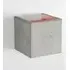 Cubic Wall Light Up Down - Light Grey, Concrete