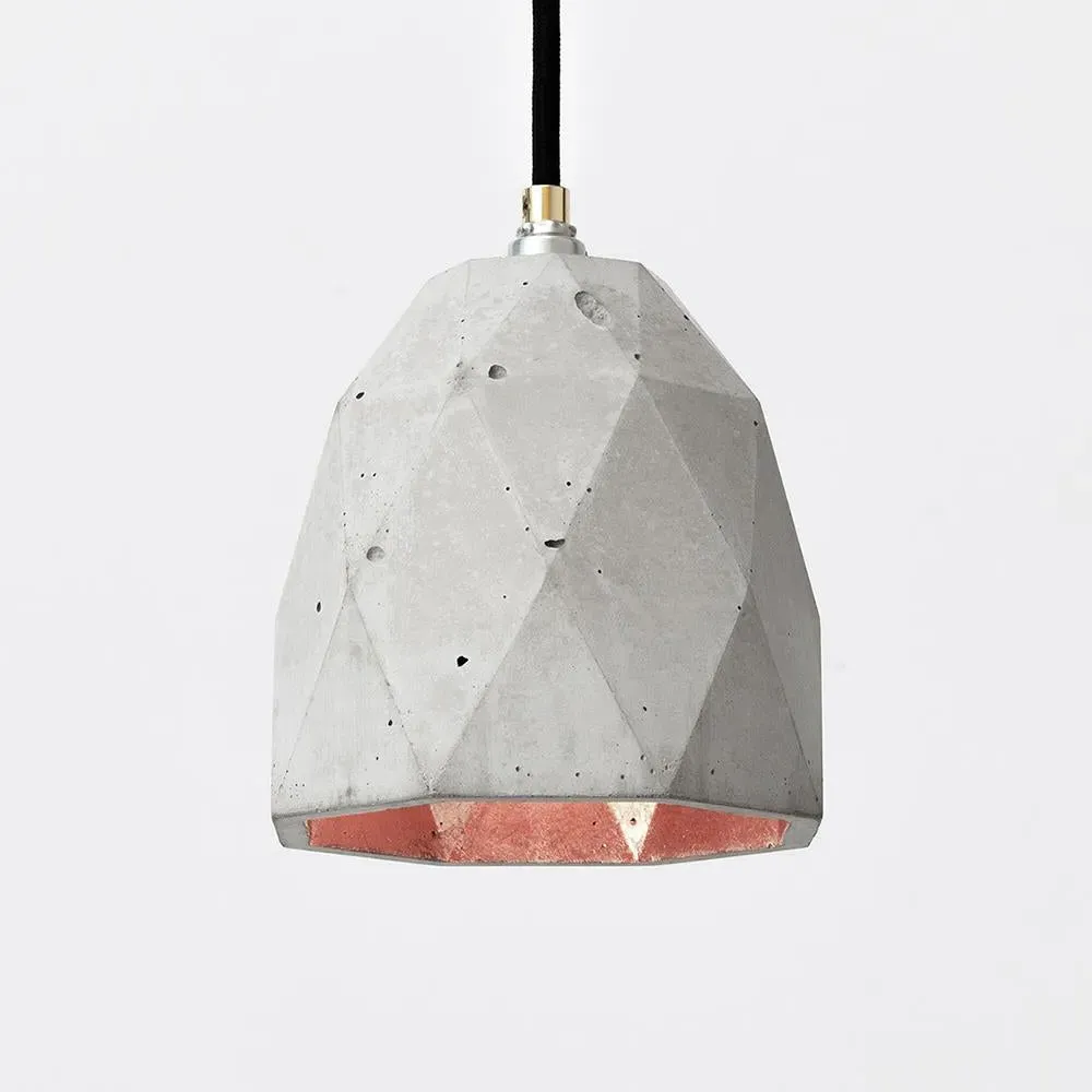 Dome Pendant Light - Light Grey, Concrete