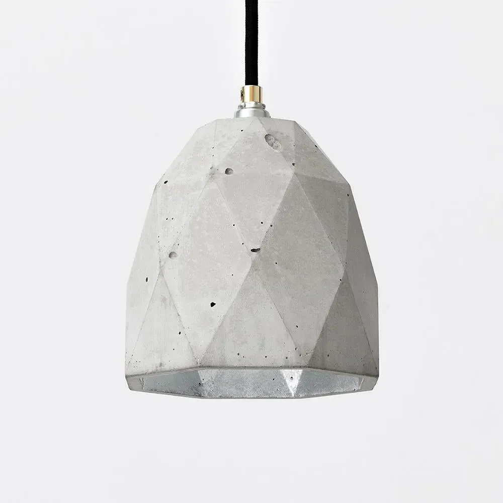 Dome Pendant Light - Light Grey, Concrete