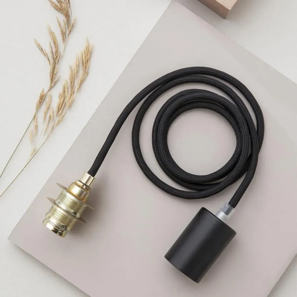 Rectangular Pendant Light - Dark Grey, Concrete