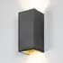 Rectangular Up/Down Wall Light - Dark Grey, Concrete