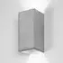Rectangular Up/Down Wall Light - Light Grey, Concrete
