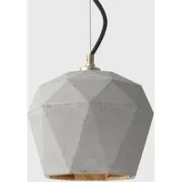 Small Bud Pendant Light - Light Grey, Concrete