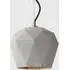 Small Bud Pendant Light - Light Grey, Concrete