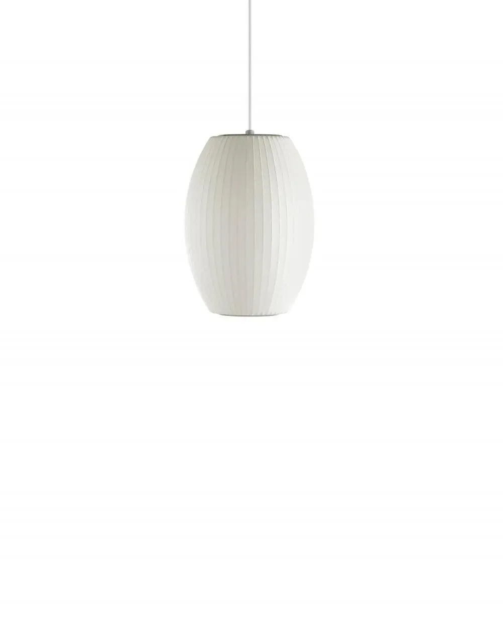 Extra Large Cigar Pendant Light - White, Steel