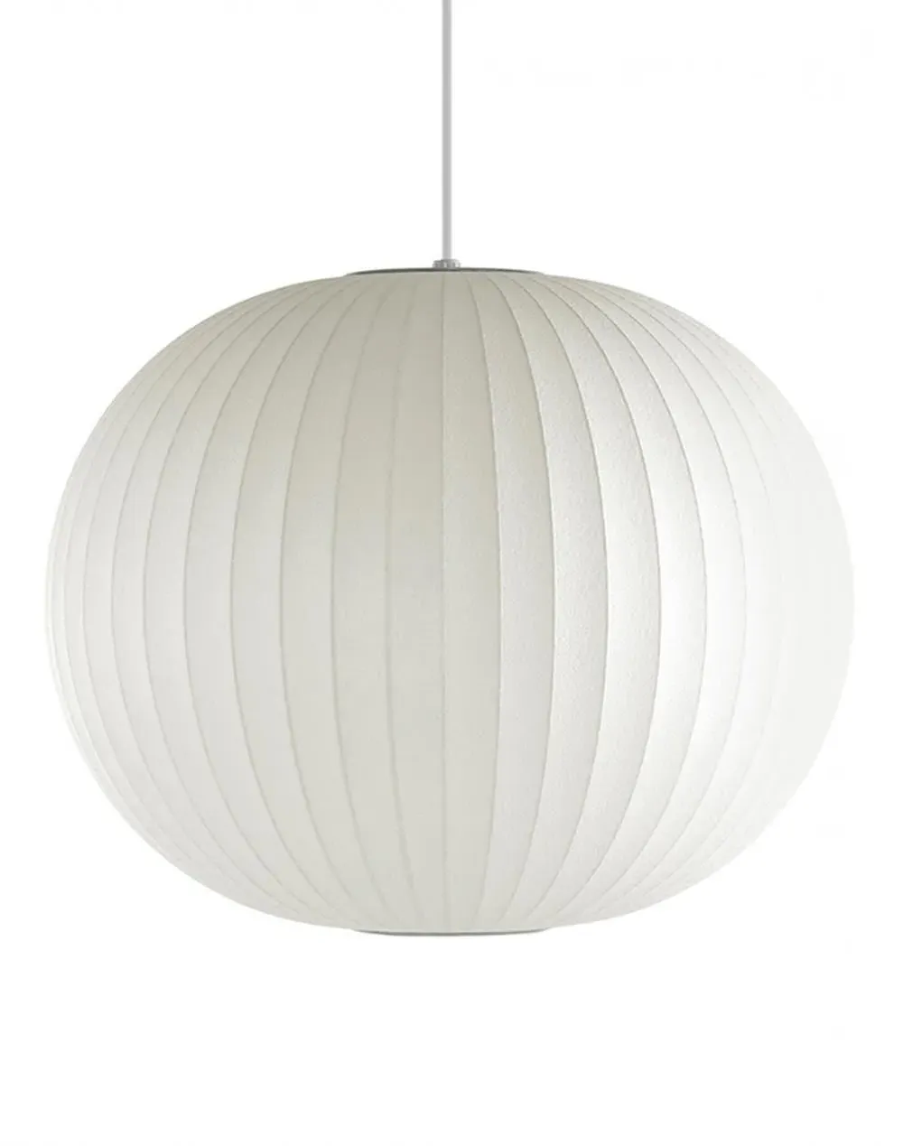 Large Ball Pendant Light - White, Polyfibre