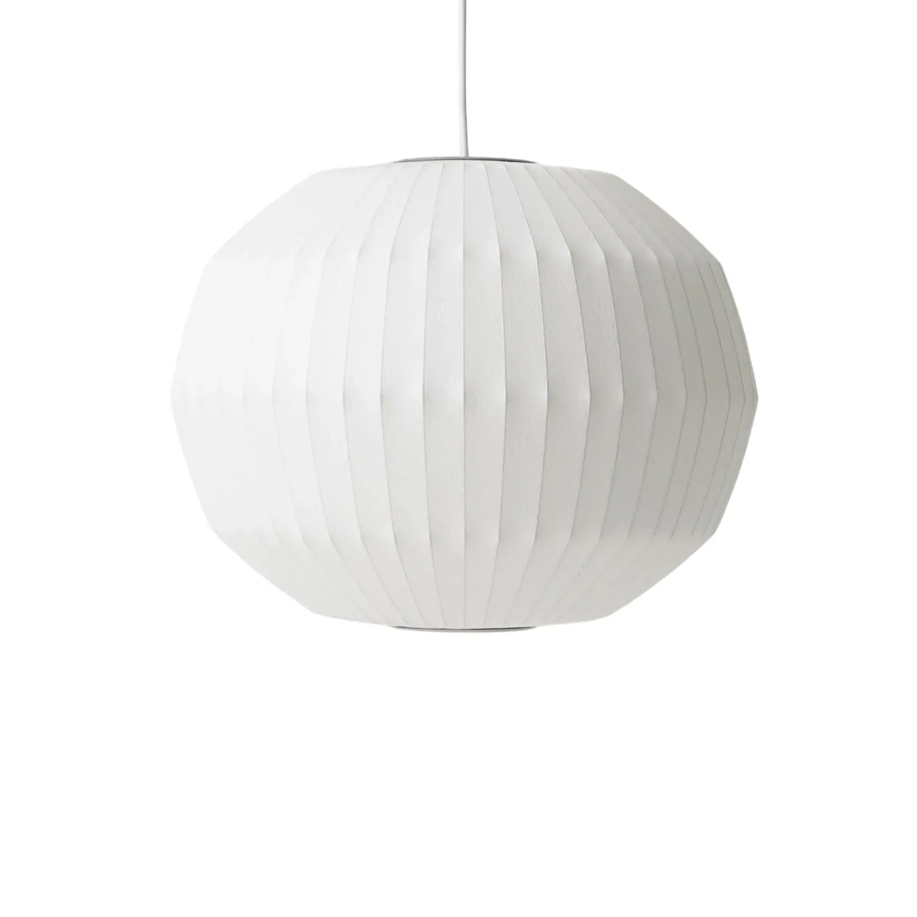Large Sphere Bubble Pendant Light - White
