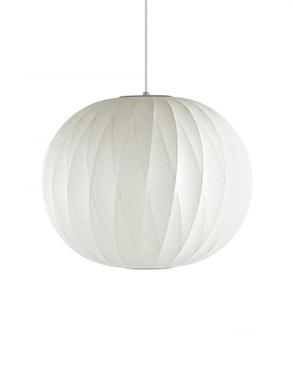 Medium Ball Pendant Light - Crisscross, Steel