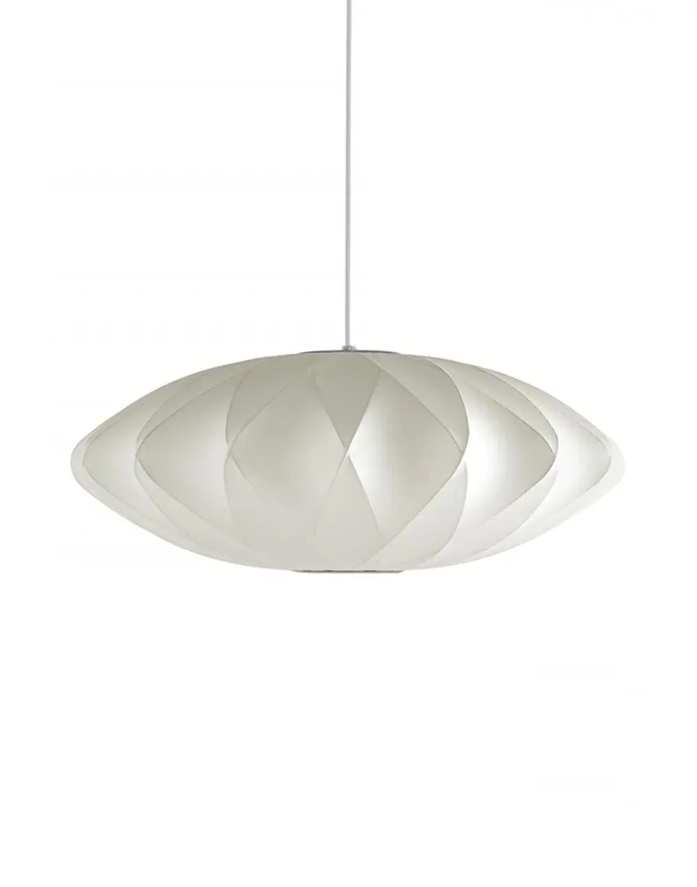 Medium Saucer Pendant Light - Steel Wire