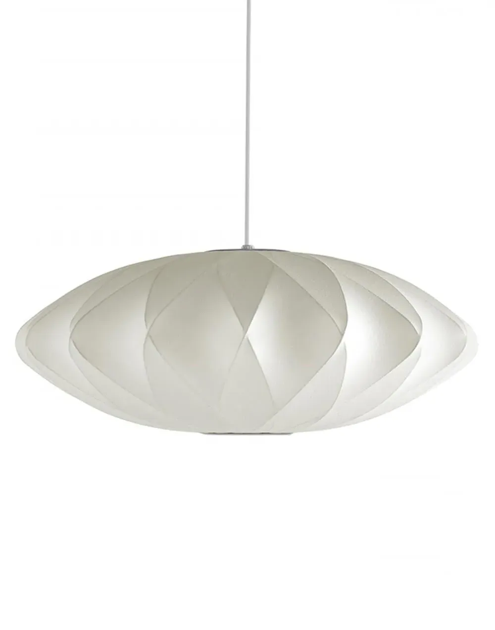 Medium Saucer Pendant Light - Steel Wire