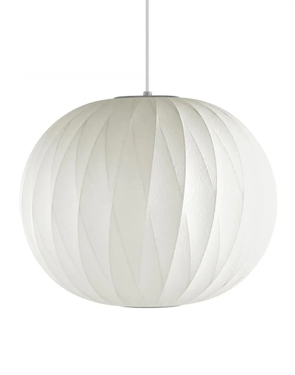 Small Ball Pendant Light - Crisscross, Steel