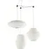 Triple Bubble Pendant Light Configuration 2 - Steel, Plastic