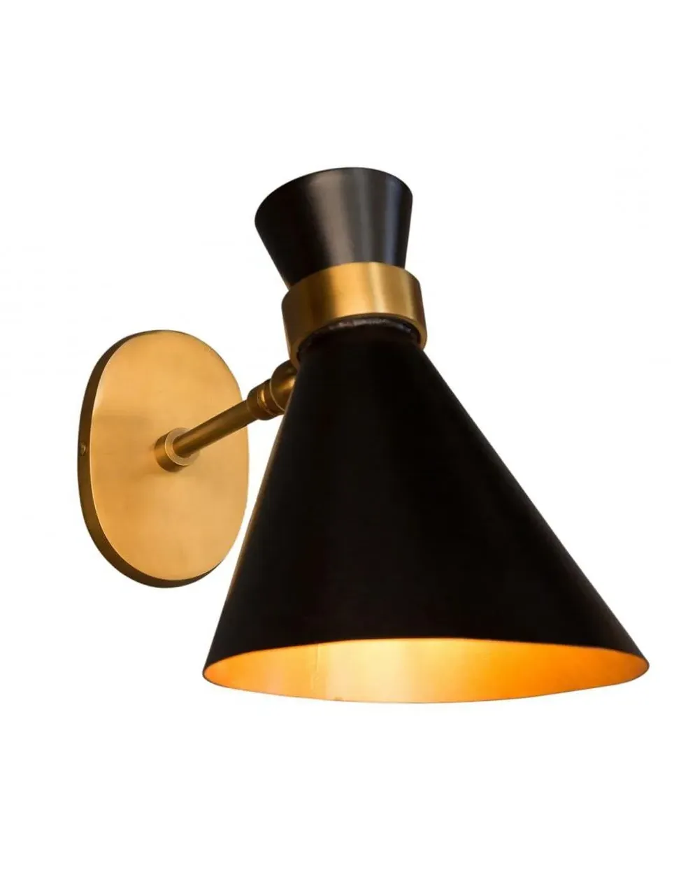 Large Wall Light with Adjustable Arm - White