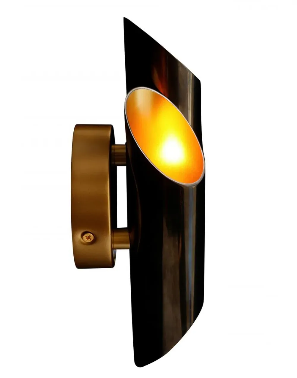 Small Twin Wall Light - Black, Metal