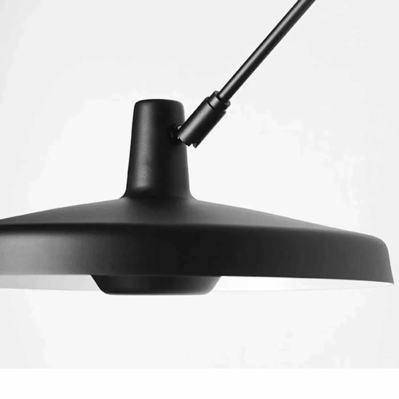 Adjustable Wall Lamp with Arm - Black, Metal