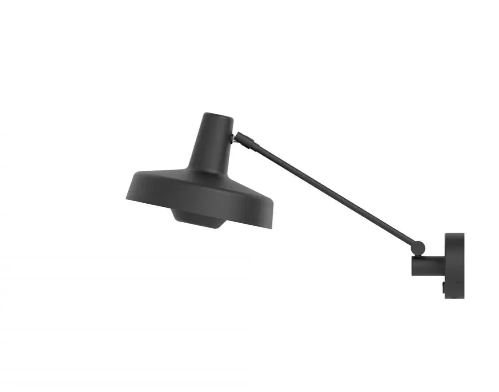 Extra Short Wall Light with Adjustable Arm - Green