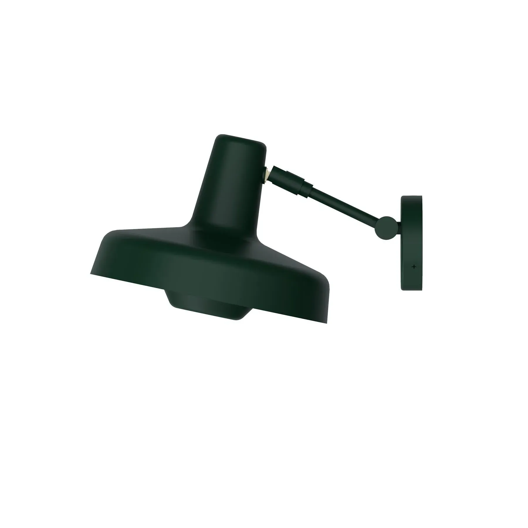 Extra Short Wall Light with Adjustable Arm - Green