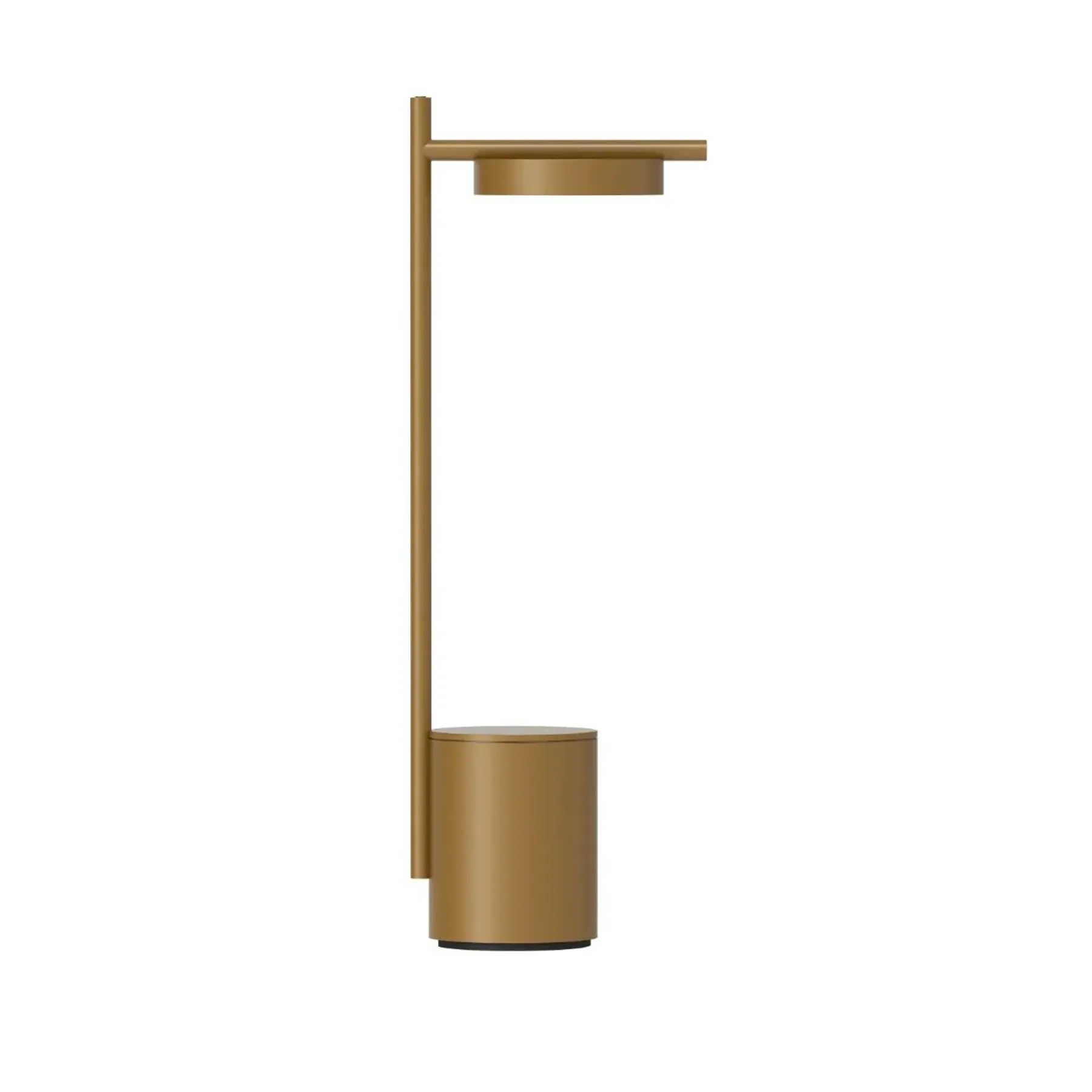 I-Shape Portable Table Lamp with Dimmer - Brass
