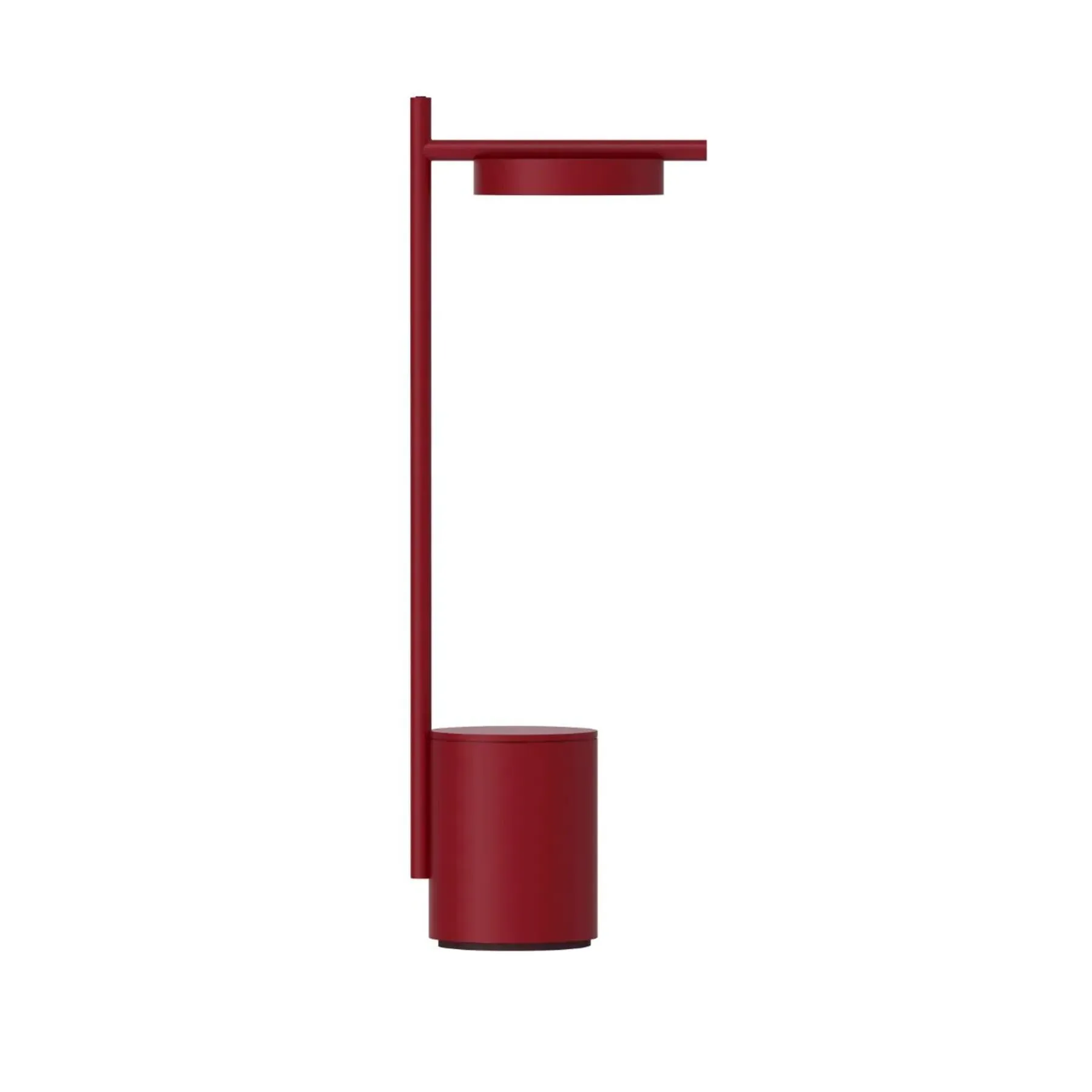 I-Shape Portable Table Lamp with Dimmer - Red