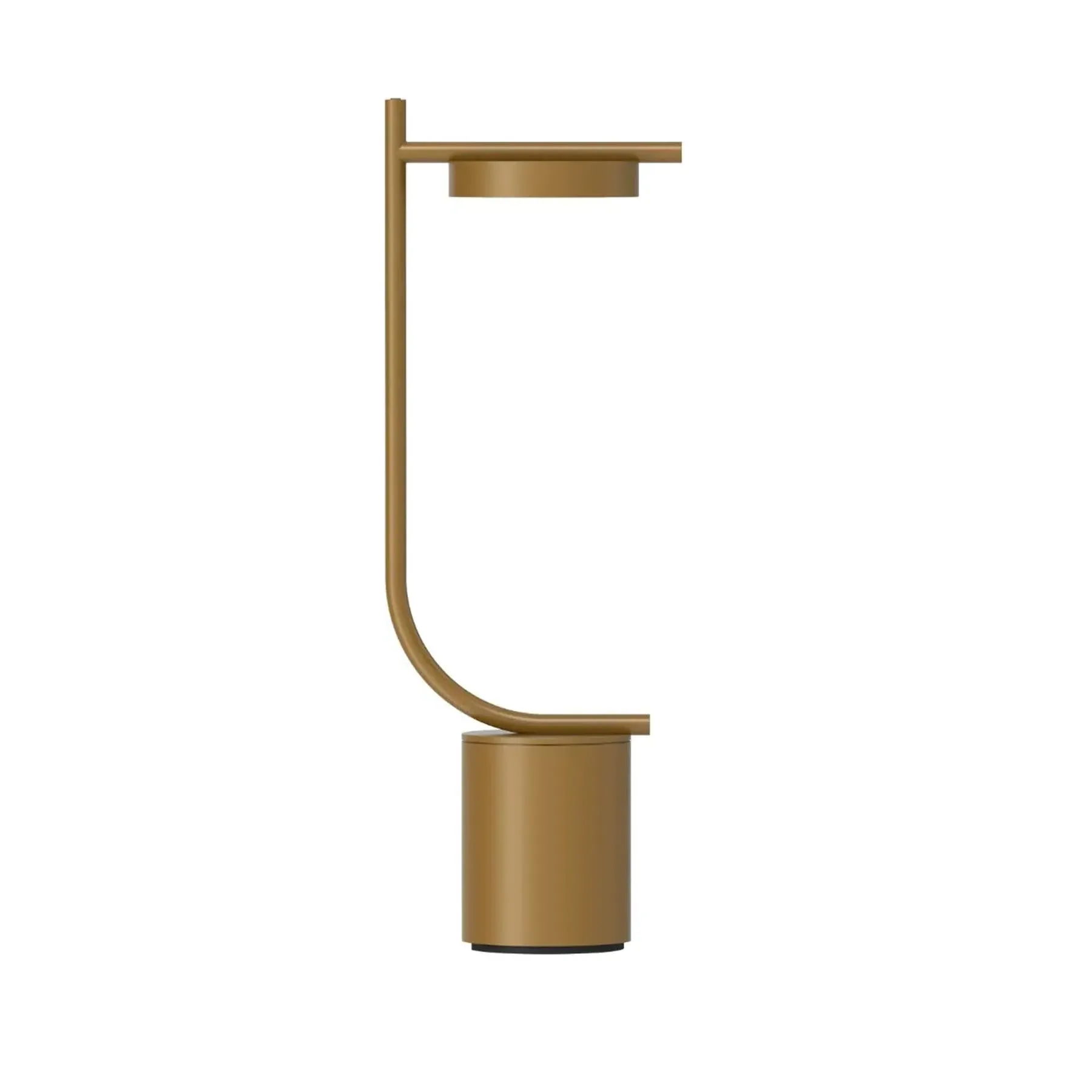 I-Shape Portable Table Lamp with Dimmer - White