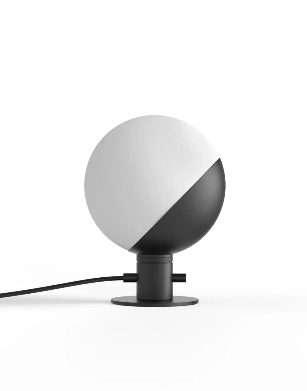 Table/Wall Light with Dimmer - Opal Glass