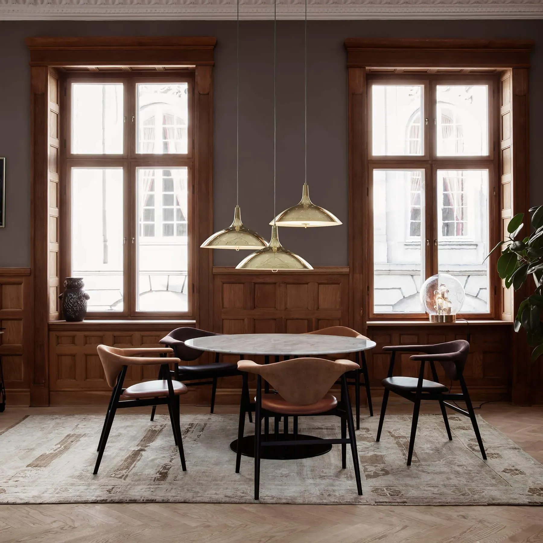 1965 Pendant Light - Polished Brass