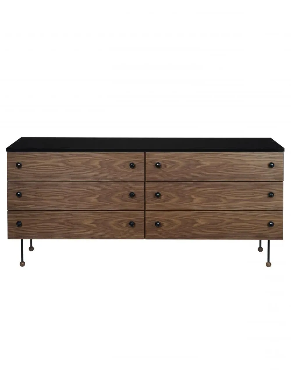 3-Drawer Dresser - Walnut, Wood