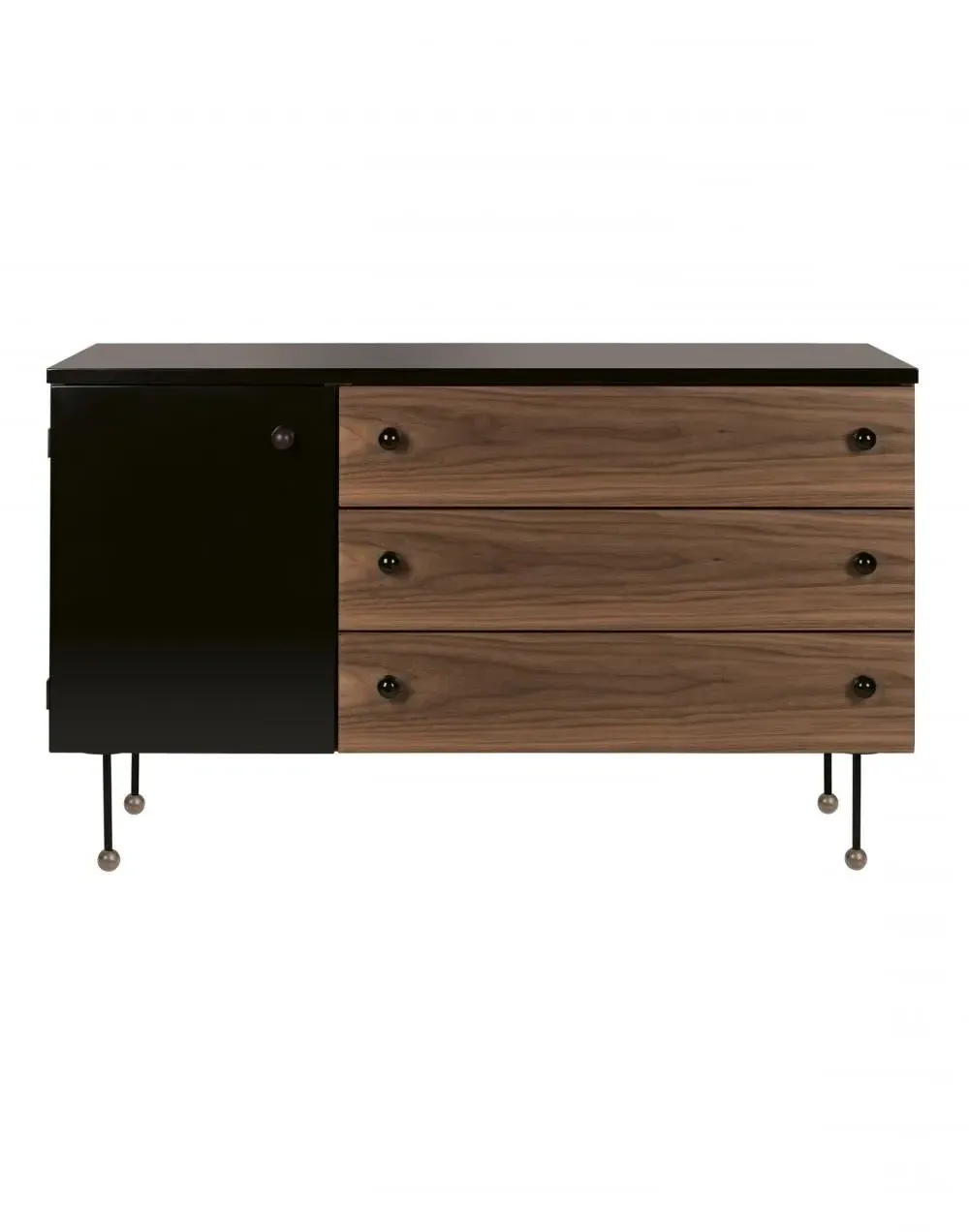 3-Drawer Dresser - Walnut, Wood