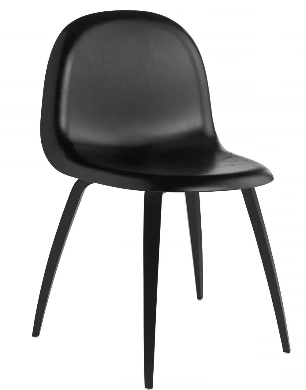 3D Dining Chair Wood Base - Oak