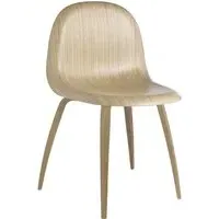 3D Dining Chair Wood Base - Oak